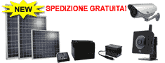 ultime novit&agrave; prodotti inseriti in http://shop.superzap.it, kit per impianti solari telecamere IP e molto altro ancora!