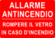 cartello antincendio