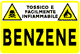 cartello pericolo benzene