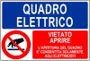 cartello di limitazione accesso