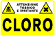 cartello pericolo cloro