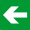 cartello direzione verso il salvataggio