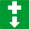 cartello direzione pronto soccorso