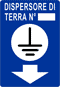 cartello segnalatore per dispersori di terra