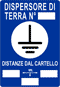 cartello segnalatore per dispersori di terra